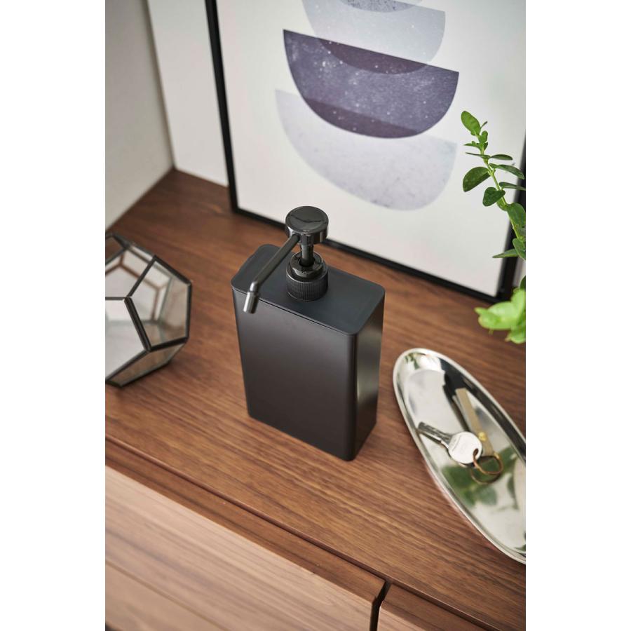 スプレーボトル 山崎実業 正規品 TOWER タワー アルコール除菌スプレーボトル スクエア スリム アルコールボトル 除菌スプレーボトル  ブラック | tower | 02