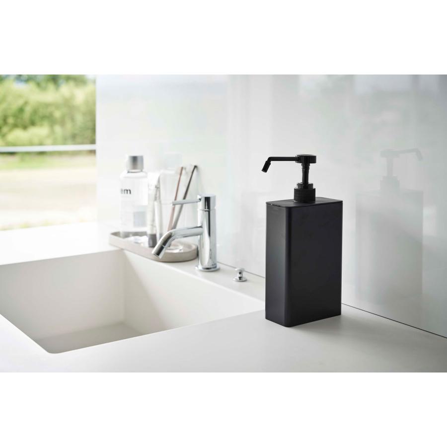 スプレーボトル 山崎実業 正規品 TOWER タワー アルコール除菌スプレーボトル スクエア スリム アルコールボトル 除菌スプレーボトル  ブラック | tower | 03