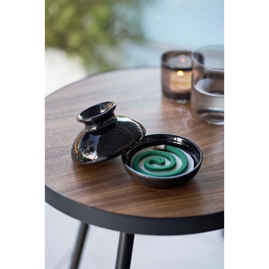 蚊取り線香入れ 山崎実業 正規品 TOWER タワー 蚊取りポット ミニ 蚊遣り 蚊やり器  ブラック | tower | 02