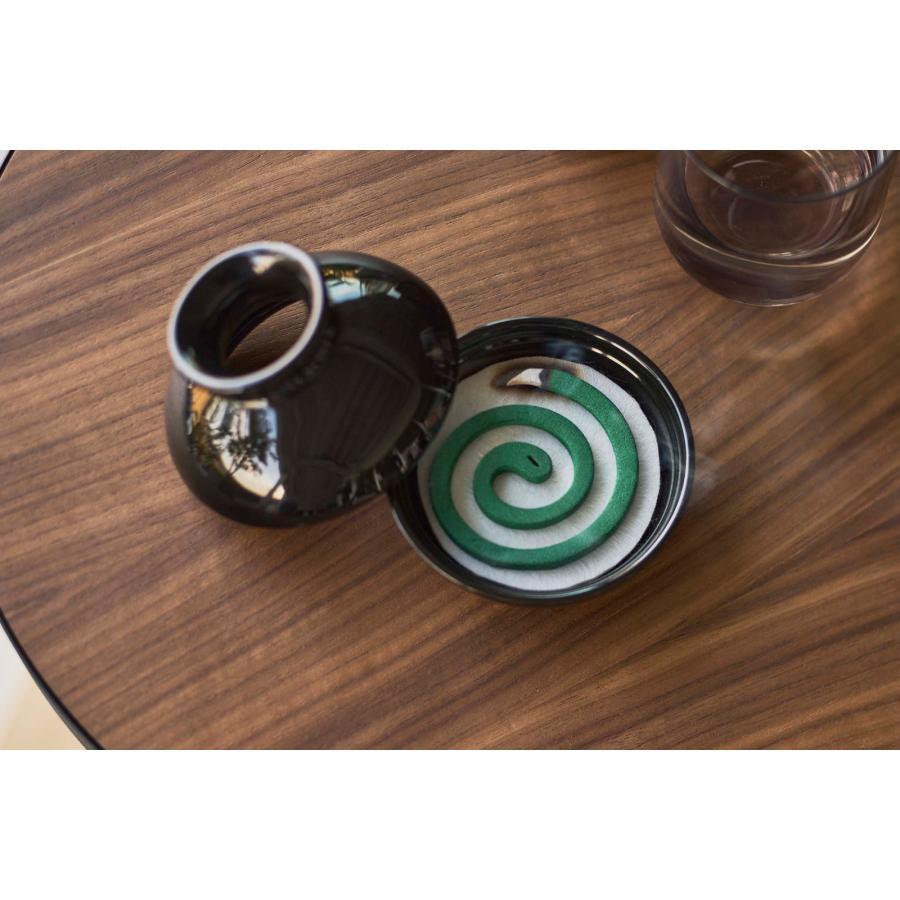 蚊取り線香入れ 山崎実業 正規品 TOWER タワー 蚊取りポット ミニ 蚊遣り 蚊やり器  ブラック | tower | 06