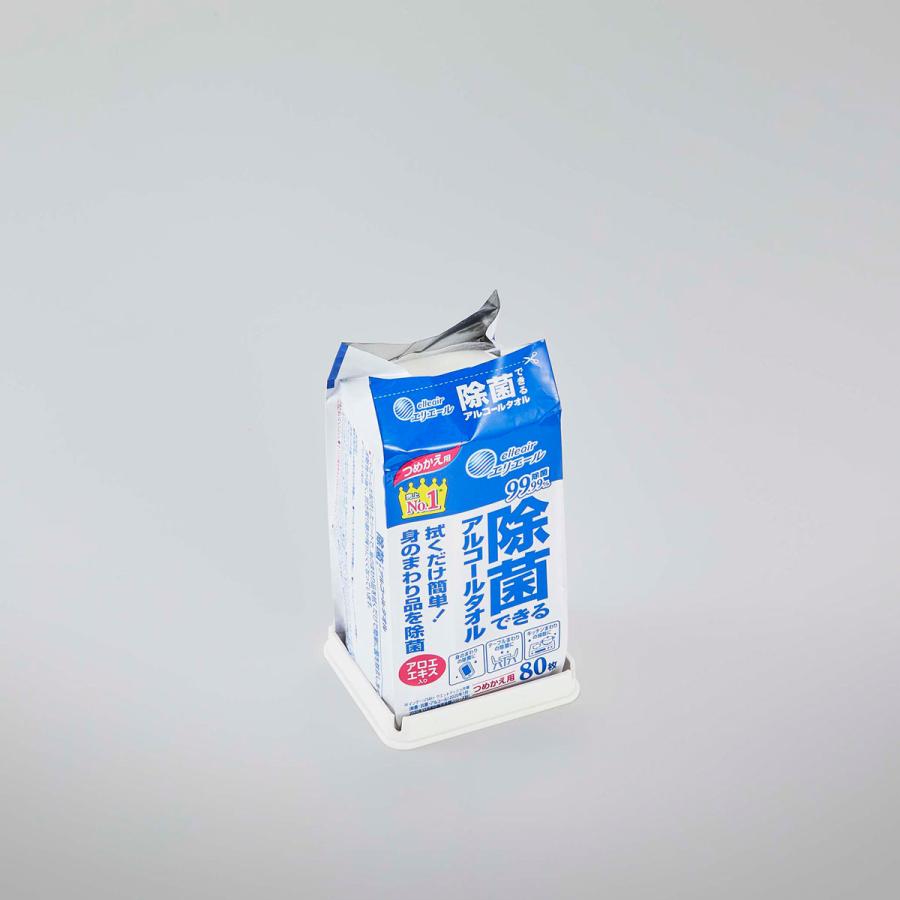 ウェットティッシュケース 山崎実業 正規品 TOWER タワー ロール型ウェットティッシュケース ウエットシートケース ロールウェットティッシュケース ホワイト | tower | 06