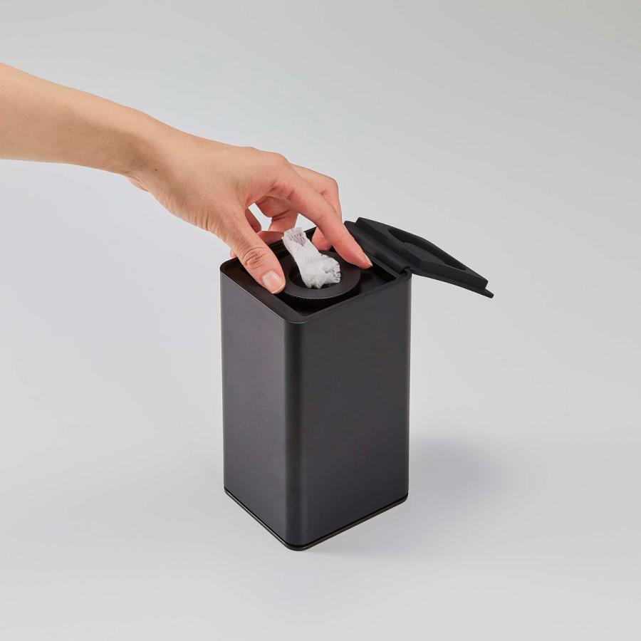 ウェットティッシュケース 山崎実業 正規品 TOWER タワー ロール型ウェットティッシュケース ウエットシートケース ロールウェットティッシュケース ブラック | tower | 09