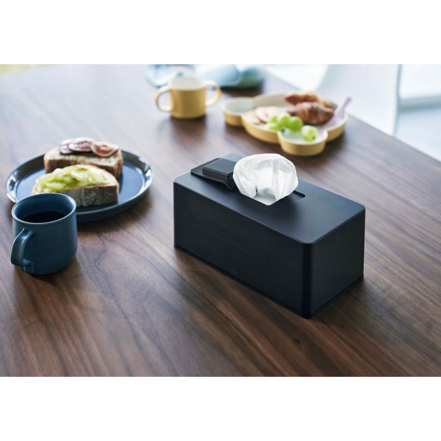 ウェットシートケース 山崎実業 正規品 TOWER タワー 住居用ウェットクリーナーシート＆おしり拭きケース ウェットティッシュケース  ブラック | tower | 03