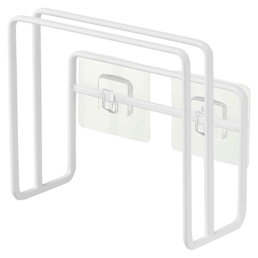 まな板スタンド 山崎実業 正規品 TOWER タワー フィルムフックまな板ホルダー まな板立て まな板収納  ホワイト | tower | 01