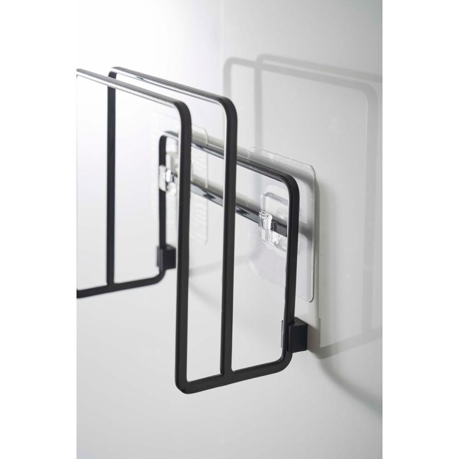 まな板スタンド 山崎実業 正規品 TOWER タワー フィルムフックまな板ホルダー まな板立て まな板収納  ブラック | tower | 07