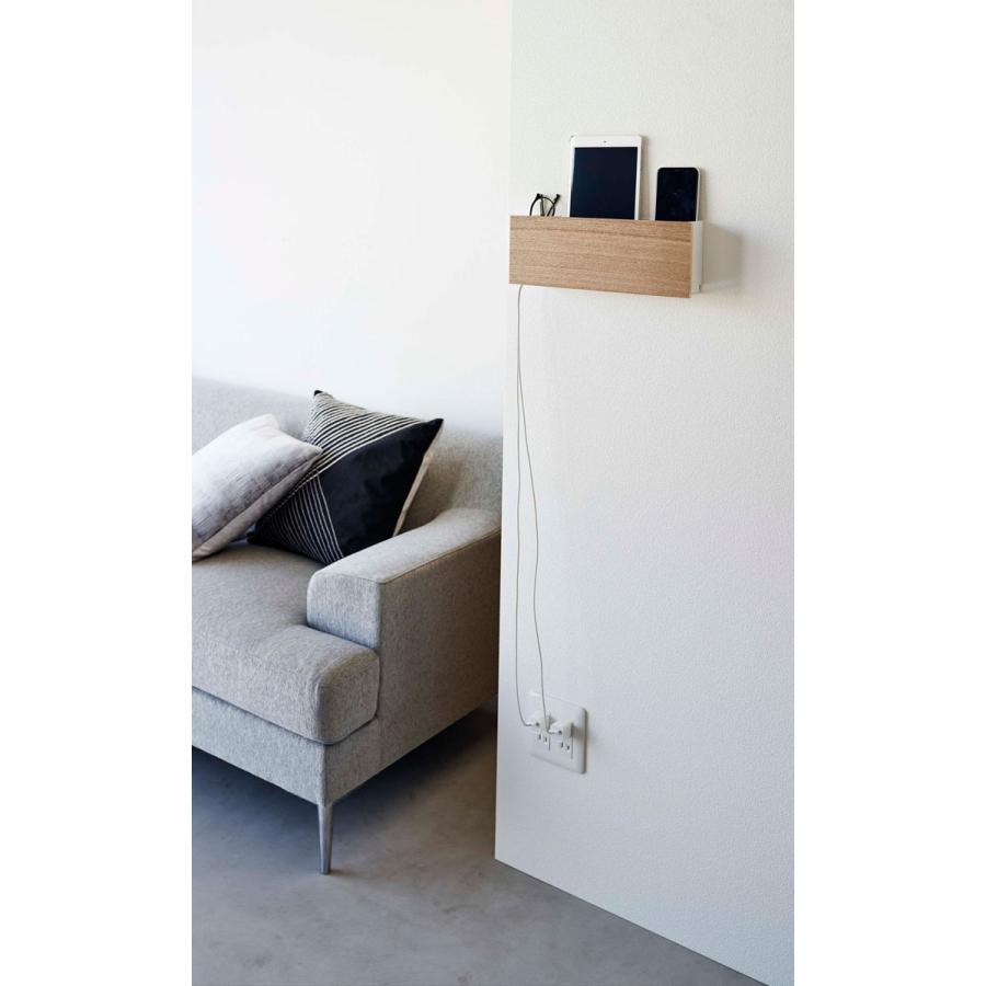 リモコンスタンド 山崎実業 正規品 RIN リン 石こうボード壁対応 タブレット＆リモコンホルダー リモコンラック リモコン収納  ナチュラル |  | 02