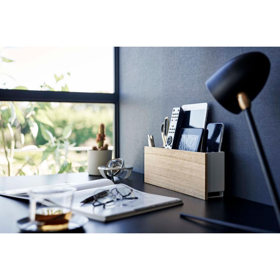 リモコンスタンド 山崎実業 正規品 RIN リン 石こうボード壁対応 タブレット＆リモコンホルダー リモコンラック リモコン収納  ナチュラル |  | 03