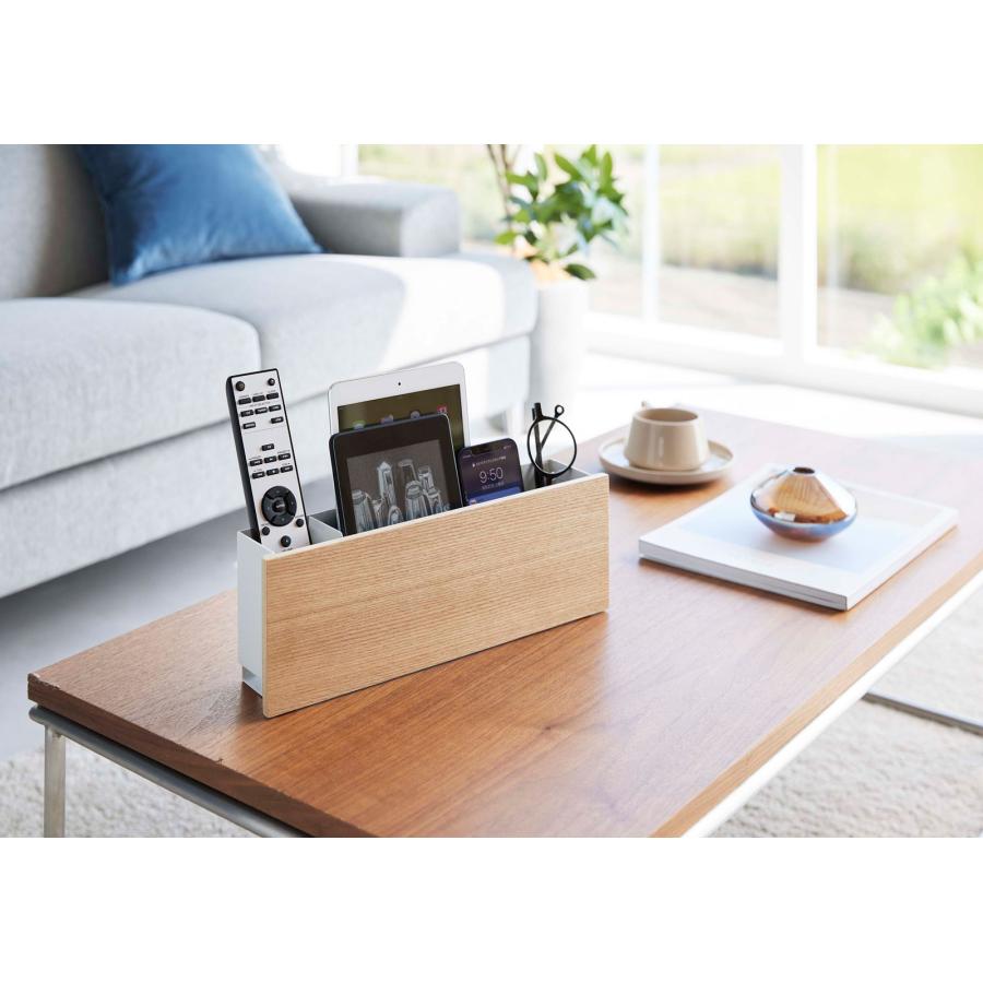 リモコンスタンド 山崎実業 正規品 RIN リン 石こうボード壁対応 タブレット＆リモコンホルダー リモコンラック リモコン収納  ナチュラル |  | 04