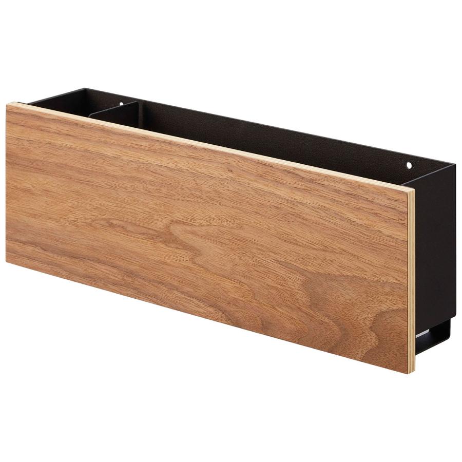 リモコンスタンド 山崎実業 正規品 RIN リン 石こうボード壁対応 タブレット＆リモコンホルダー リモコンラック リモコン収納  ブラウン |  | 01