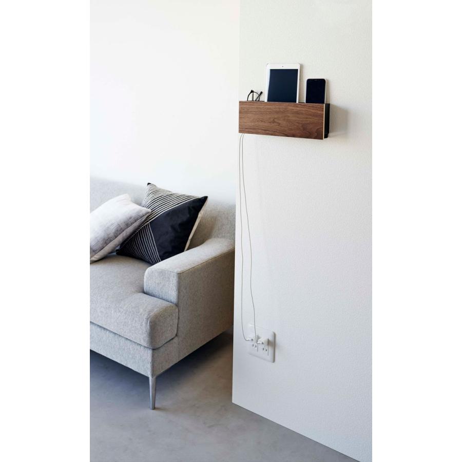 リモコンスタンド 山崎実業 正規品 RIN リン 石こうボード壁対応 タブレット＆リモコンホルダー リモコンラック リモコン収納  ブラウン |  | 02