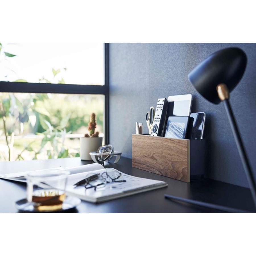 リモコンスタンド 山崎実業 正規品 RIN リン 石こうボード壁対応 タブレット＆リモコンホルダー リモコンラック リモコン収納  ブラウン |  | 03