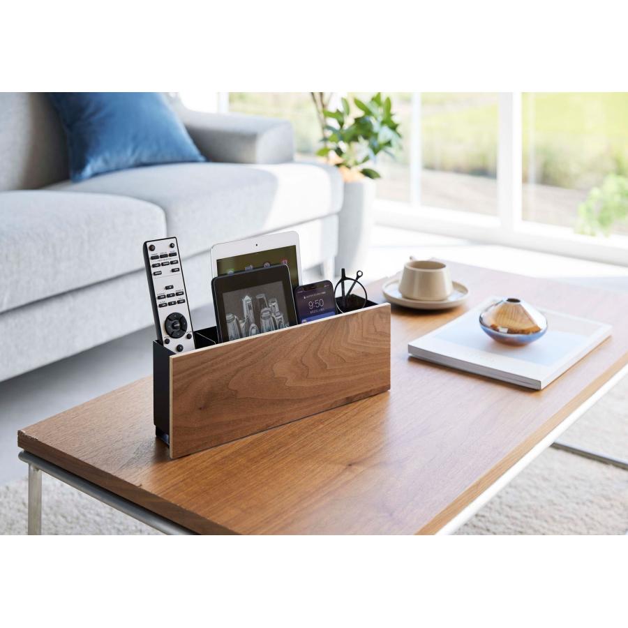 リモコンスタンド 山崎実業 正規品 RIN リン 石こうボード壁対応 タブレット＆リモコンホルダー リモコンラック リモコン収納  ブラウン |  | 04