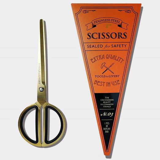 はさみ ツールズ トゥ リブバイ TOOLS to LIVEBY TL010 Scissors 8 シザーズ 8 ハサミ  GOLD ゴールド | 