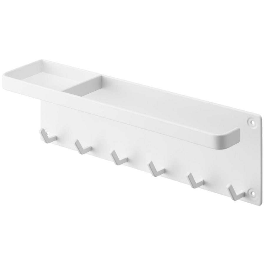 傘立て 山崎実業 正規品 TOWER タワー 石こうボード壁対応 トレー付きアンブレラホルダー 傘たて 傘スタンド  ホワイト | tower | 01