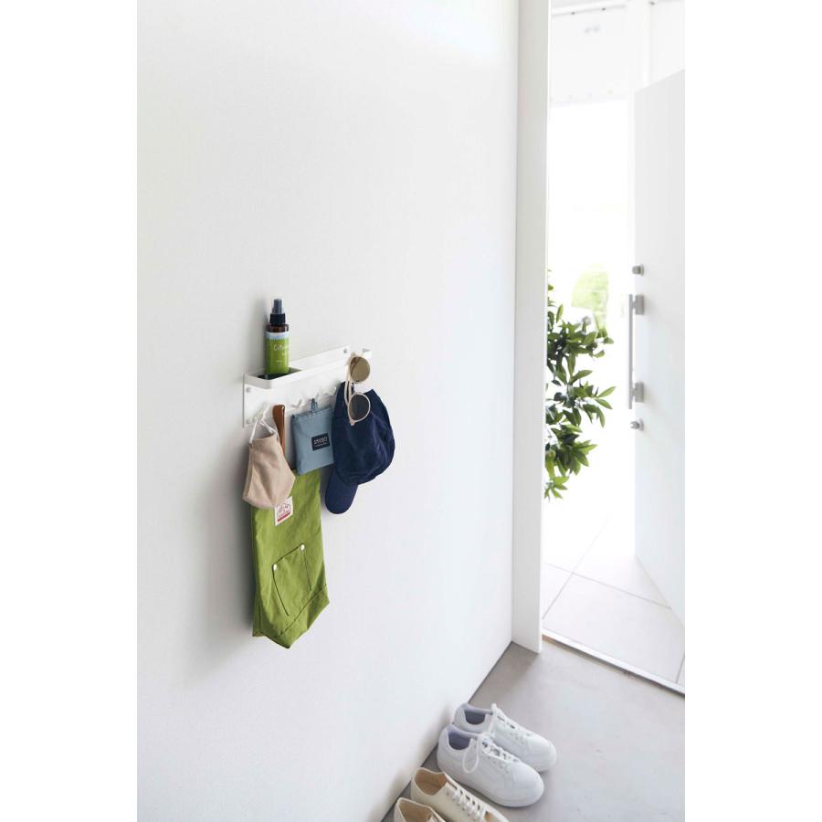 傘立て 山崎実業 正規品 TOWER タワー 石こうボード壁対応 トレー付きアンブレラホルダー 傘たて 傘スタンド  ホワイト | tower | 03