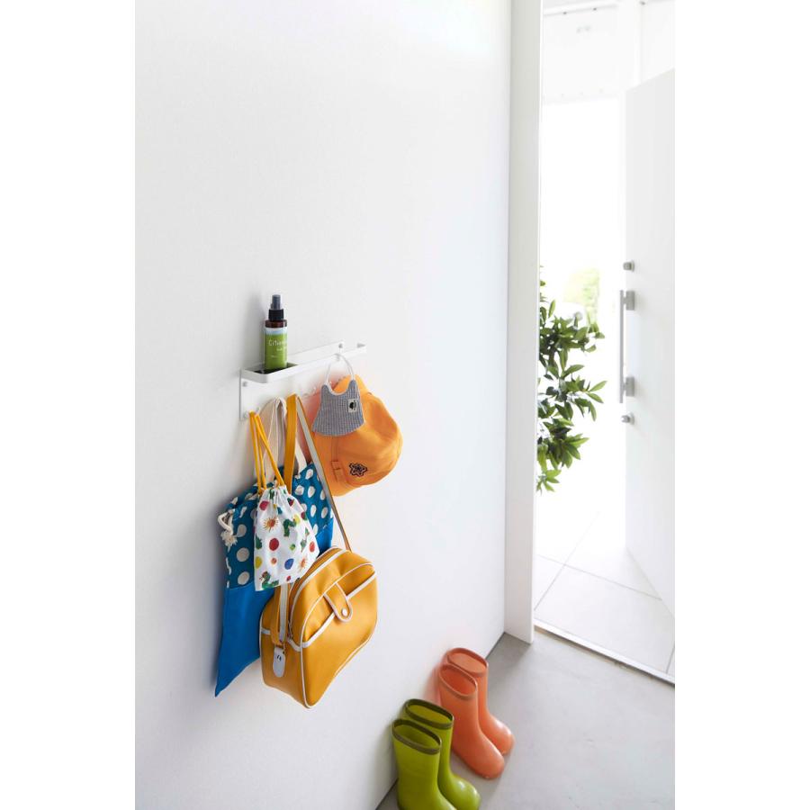 傘立て 山崎実業 正規品 TOWER タワー 石こうボード壁対応 トレー付きアンブレラホルダー 傘たて 傘スタンド  ホワイト | tower | 04