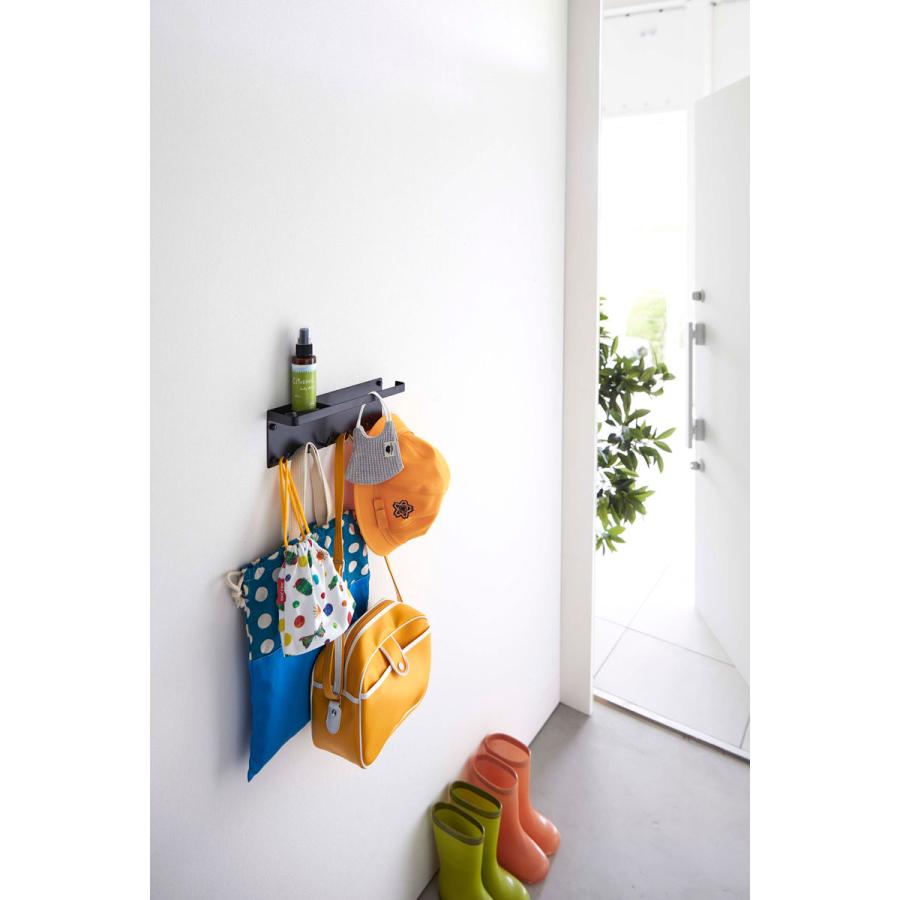 傘立て 山崎実業 正規品 TOWER タワー 石こうボード壁対応 トレー付きアンブレラホルダー 傘たて 傘スタンド  ブラック | tower | 04