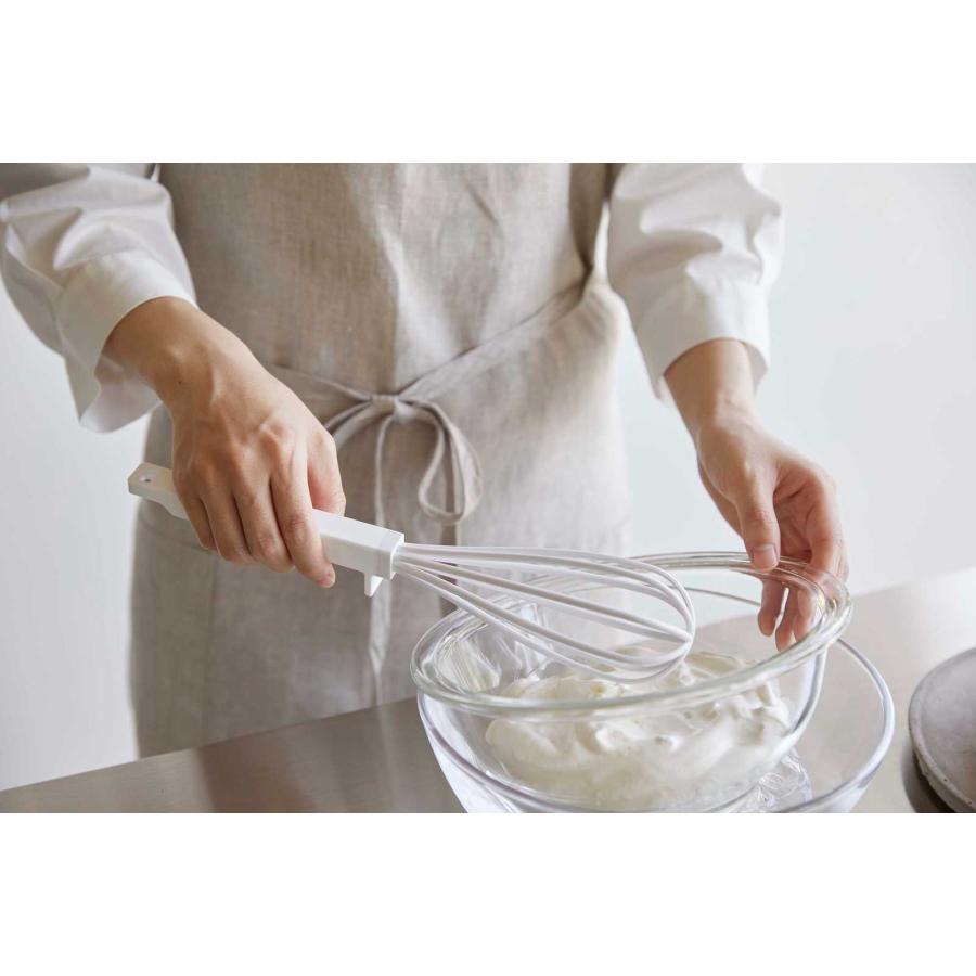 キッチンツール 山崎実業 正規品 tower タワー シリコーンハンドル 泡だて器 調理器具 調理ツール  6362 ホワイト | tower | 04