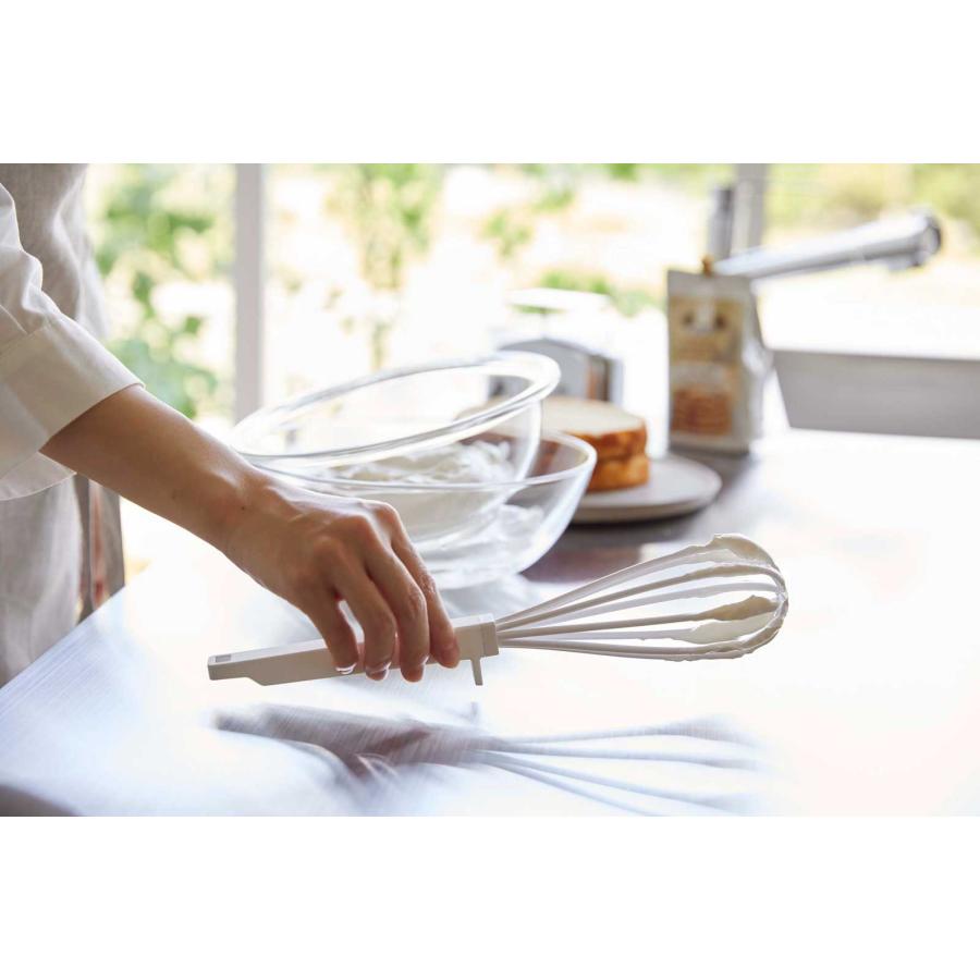 キッチンツール 山崎実業 正規品 tower タワー シリコーンハンドル 泡だて器 調理器具 調理ツール  6362 ホワイト | tower | 05