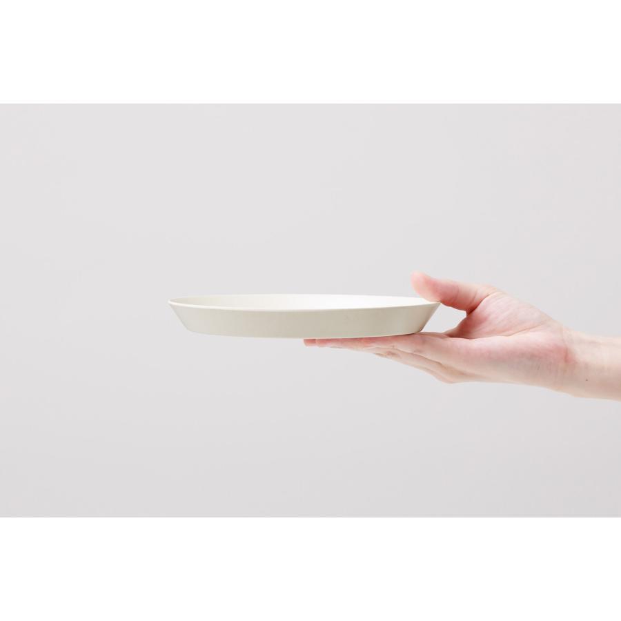 食器 正規品 ideaco イデアコ ウスモノ プレート18 テーブルウェア おしゃれ usumono plate18 サンドホワイト｜back｜06