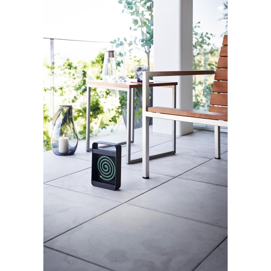 蚊取り線香入れ 山崎実業 正規品 tower タワー ハンドル付き蚊取り線香スタンド 蚊遣り 蚊やり器  ブラック | tower | 05