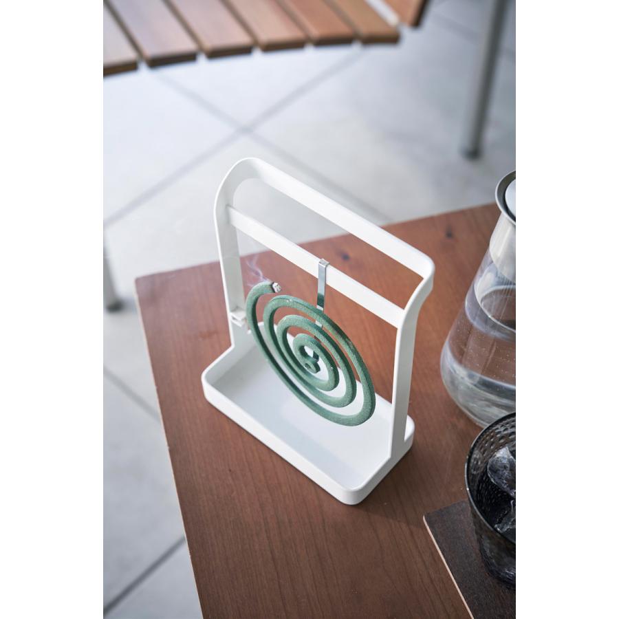 蚊取り線香入れ 山崎実業 正規品 tower タワー 蚊取り線香ハンガー 蚊遣り 蚊やり器  ホワイト | tower | 06