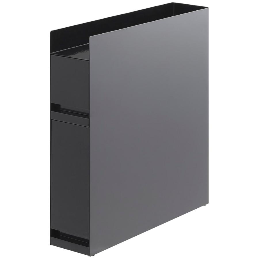 調味料ラック 山崎実業 正規品 tower タワー 隠せる調味料ラック 2段 スパイスラック  ブラック | tower | 01