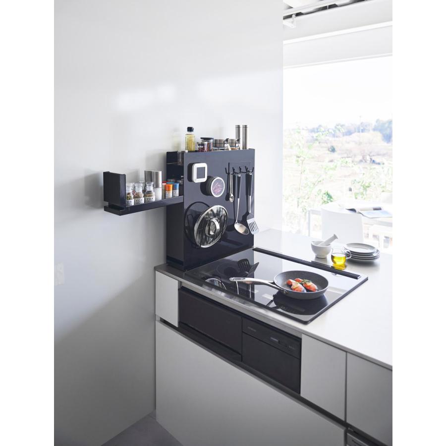 調味料ラック 山崎実業 正規品 tower タワー 隠せる調味料ラック 2段 スパイスラック  ブラック | tower | 04