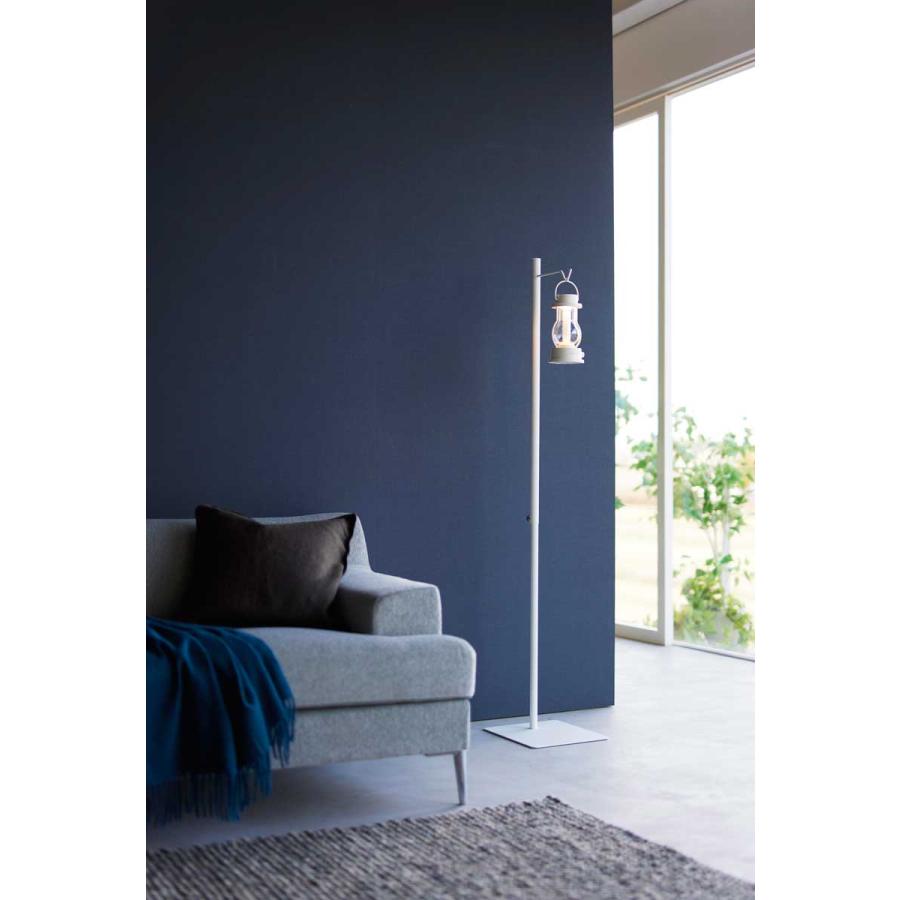 ランタンスタンド 山崎実業 正規品 tower タワー 高さ伸縮ランタンスタンド ランタンハンガー ランタンポール  ホワイト | tower | 06