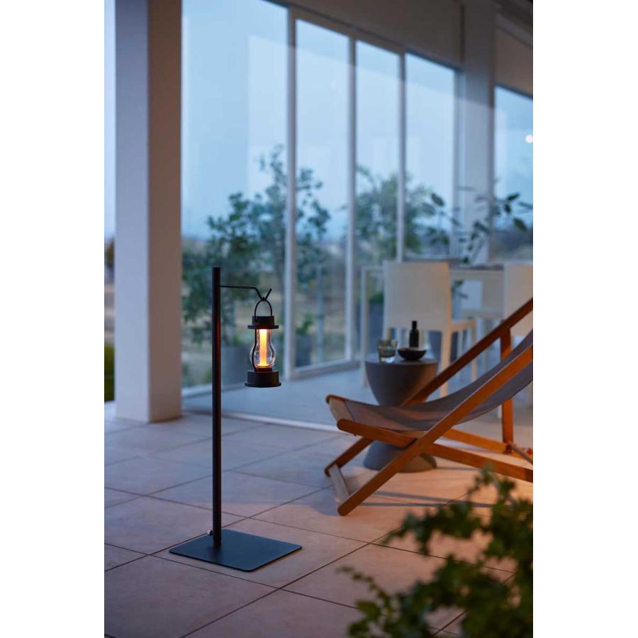 ランタンスタンド 山崎実業 正規品 tower タワー 高さ伸縮ランタンスタンド ランタンハンガー ランタンポール  ブラック | tower | 02