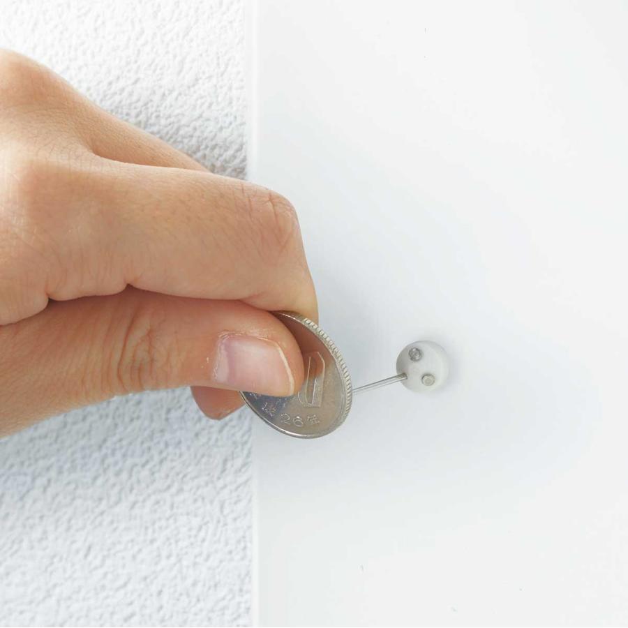 ヨガマットラック 山崎実業 正規品 tower タワー 石こうボード壁対応ウォールヨガマットハンガー ヨガマット収納 ヨガマットハンガー  ホワイト | tower | 07