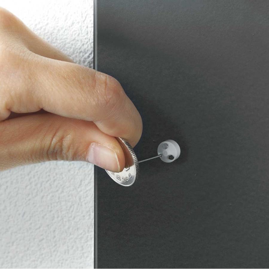 ヨガマットラック 山崎実業 正規品 tower タワー 石こうボード壁対応ウォールヨガマットハンガー ヨガマット収納 ヨガマットハンガー  ブラック | tower | 07