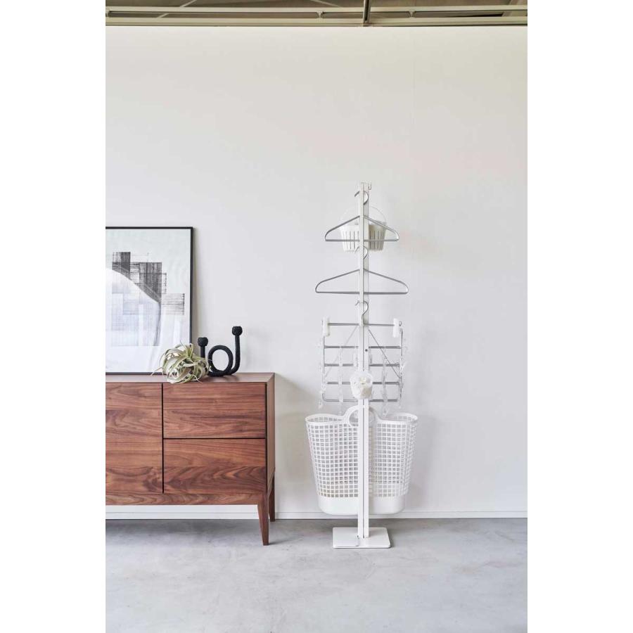 室内干し 山崎実業 正規品 tower タワー 折り畳み室内物干し 室内物干し  ホワイト | tower | 04
