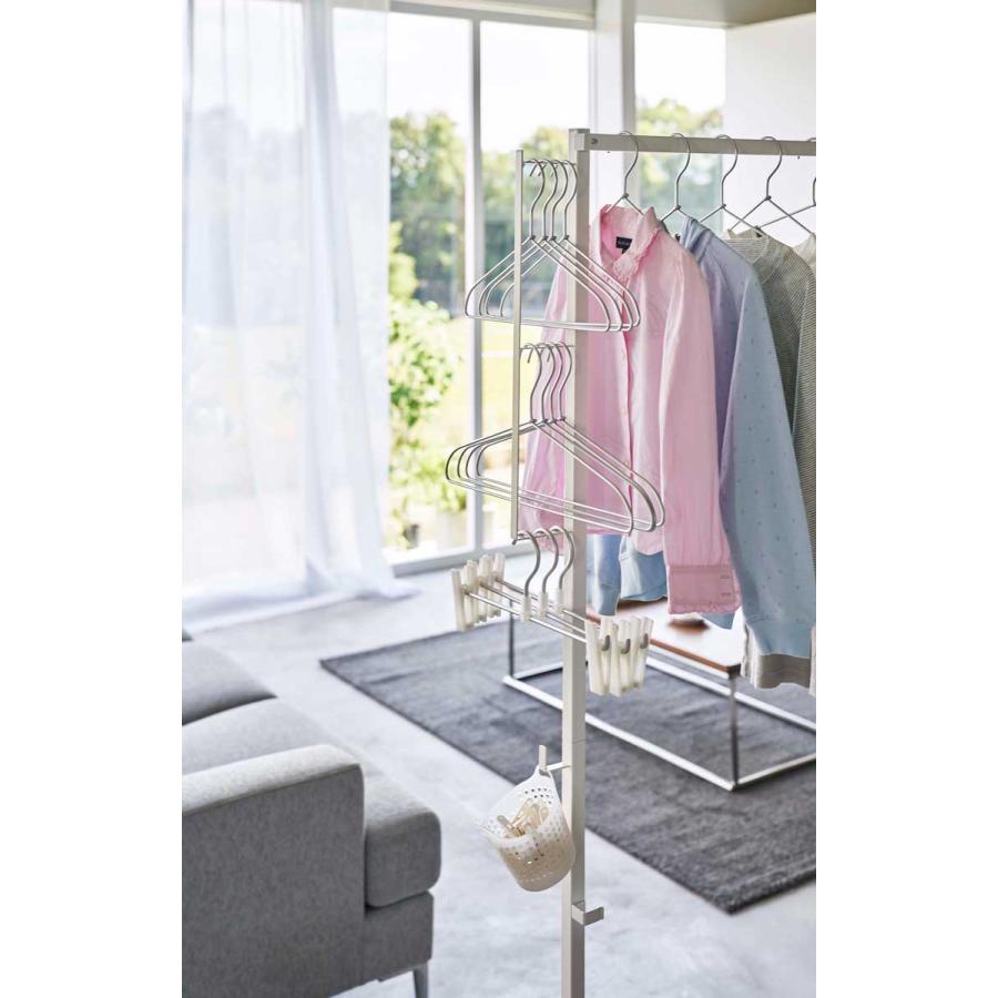 室内干し 山崎実業 正規品 tower タワー 折り畳み室内物干し 室内物干し  ホワイト | tower | 06