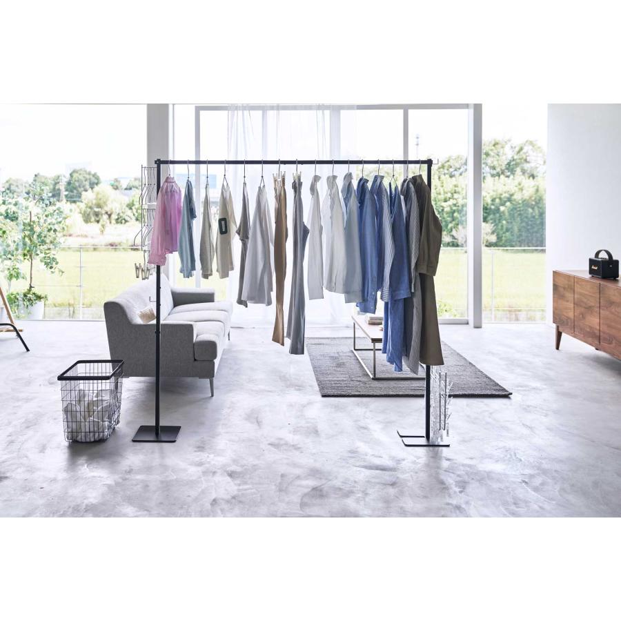 室内干し 山崎実業 正規品 tower タワー 折り畳み室内物干し 室内物干し  ブラック | tower | 03