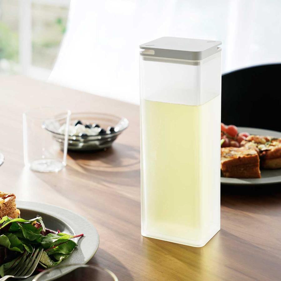 冷水筒 山崎実業 正規品 tower タワー 両方から注げる冷水筒 茶ポット 麦茶ポット  ホワイト | tower