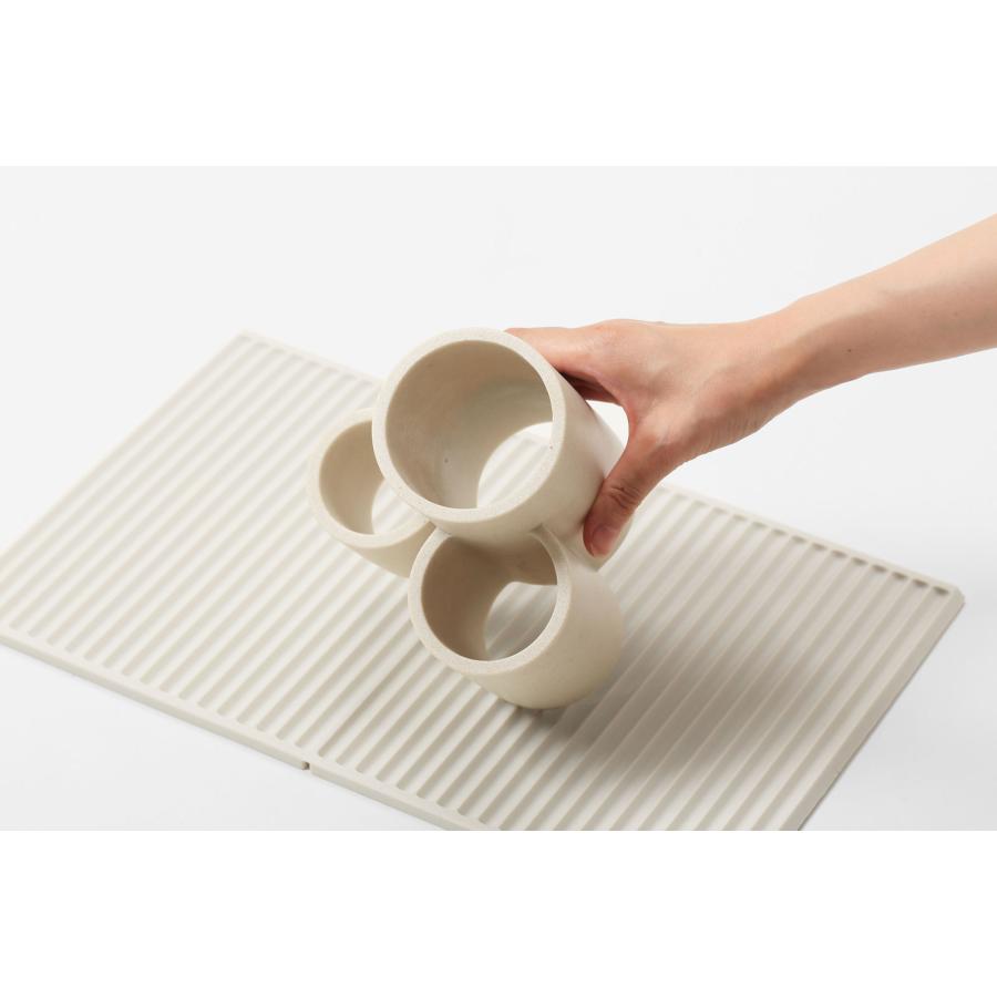 水切りラック 正規品 ideaco イデアコ スカルプチャー ツール ディー 水切りかご 水切りカゴ ディッシュラック Sculpture Tool D サンドブラック |  | 06