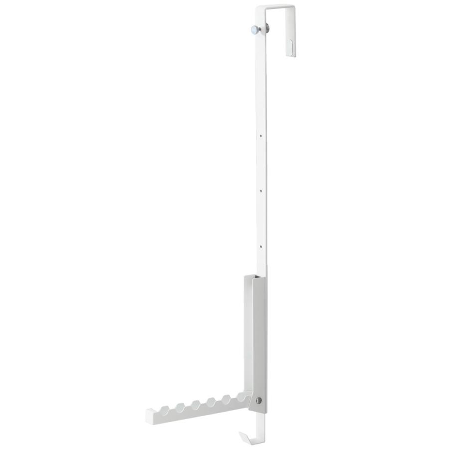 衣類スチーマーハンガーラック 山崎実業 正規品 tower タワー 使わない時は折り畳める衣類スチーマー用ドアハンガー 衣類スチーマーアイロン台  ホワイト | tower | 01