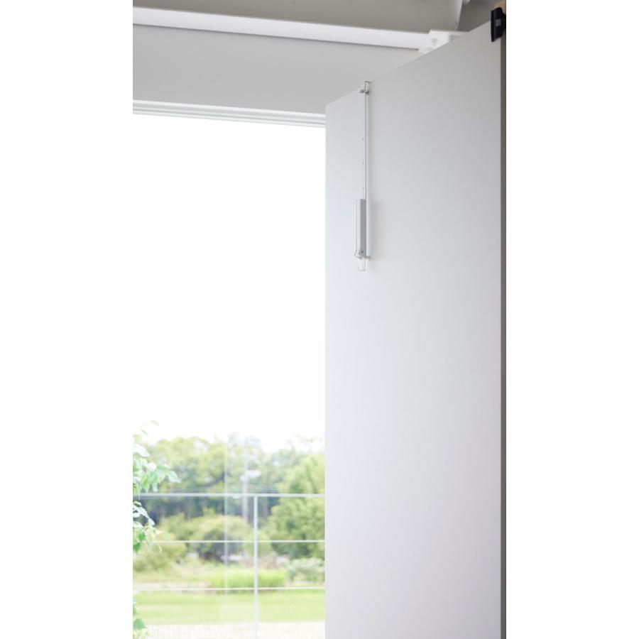 衣類スチーマーハンガーラック 山崎実業 正規品 tower タワー 使わない時は折り畳める衣類スチーマー用ドアハンガー 衣類スチーマーアイロン台  ホワイト | tower | 04