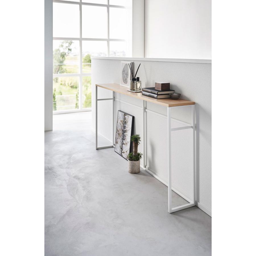 コンソールテーブル 山崎実業 正規品 tower タワー ソファー裏コンソールテーブル ディスプレイテーブル 飾り棚  ホワイト | tower | 04