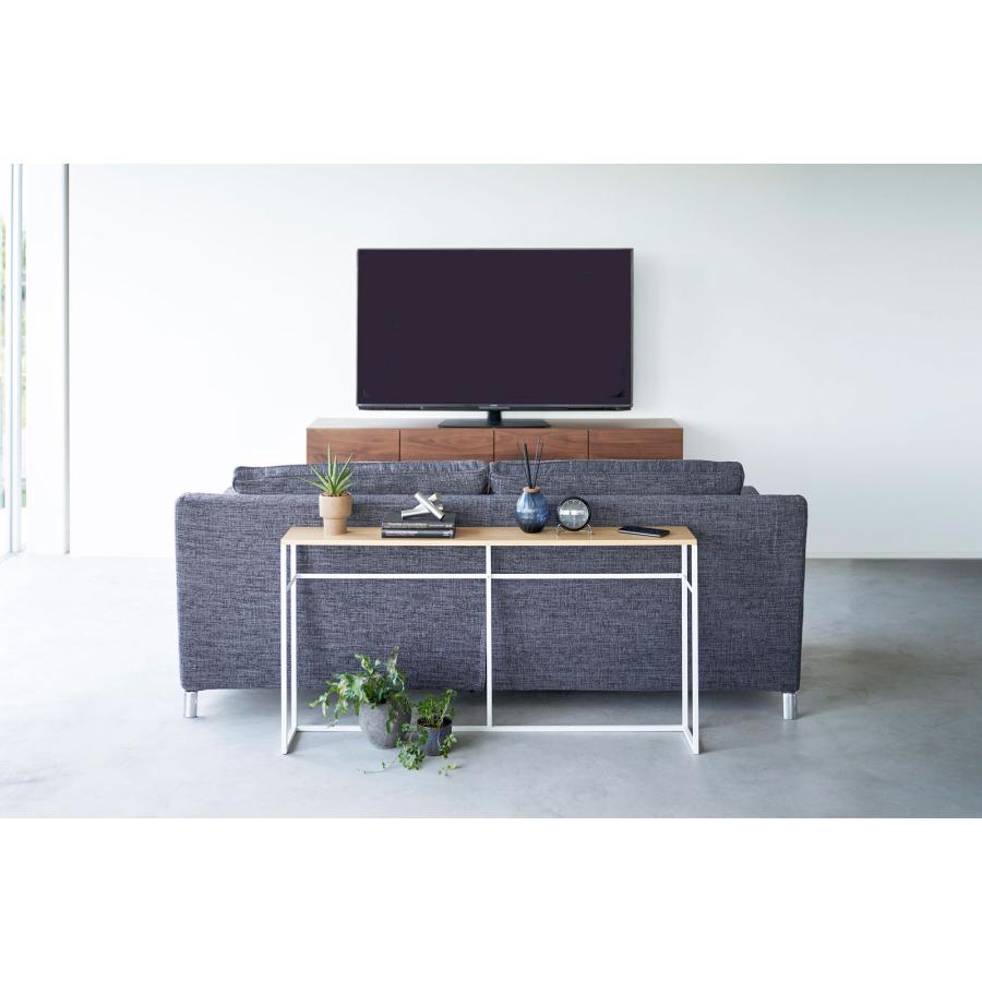 コンソールテーブル 山崎実業 正規品 tower タワー ソファー裏コンソールテーブル ディスプレイテーブル 飾り棚  ホワイト | tower | 05