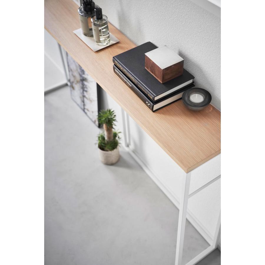 コンソールテーブル 山崎実業 正規品 tower タワー ソファー裏コンソールテーブル ディスプレイテーブル 飾り棚  ホワイト | tower | 07