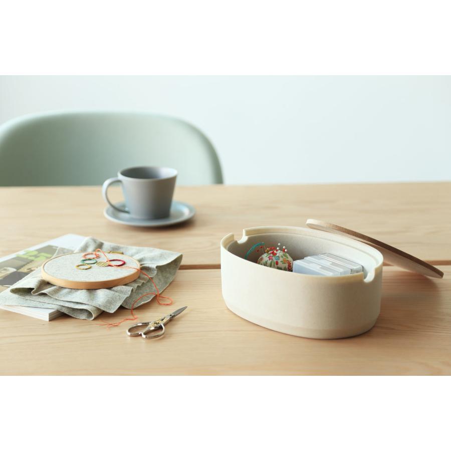 小物入れ 正規品 ideaco イデアコ オーバルボックス Mサイズ ロータイプ（低） 収納ボックス 収納ケース Oval Box M-Low ストーンサンドブラック |  | 05