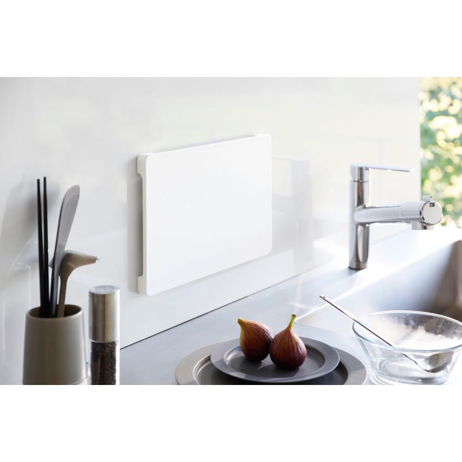 まな板 山崎実業 正規品 tower タワー 食洗機対応 マグネット抗菌まな板 カッティングボード  スクエア ホワイト | tower | 02