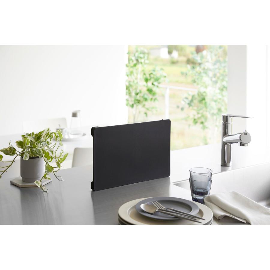 まな板 山崎実業 正規品 tower タワー 食洗機対応 マグネット抗菌まな板 カッティングボード  スクエア ブラック | tower | 03