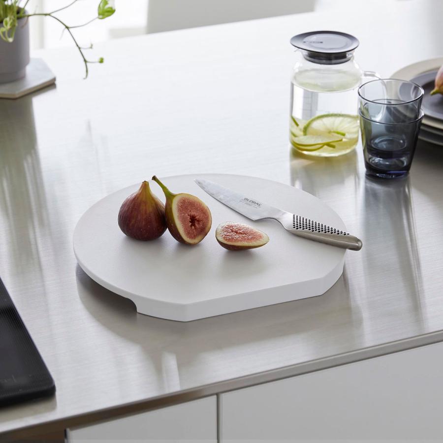 まな板 山崎実業 正規品 tower タワー 食洗機対応 マグネット抗菌まな板 カッティングボード  ラウンド ホワイト | tower