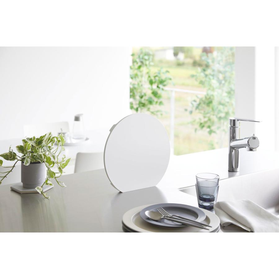 まな板 山崎実業 正規品 tower タワー 食洗機対応 マグネット抗菌まな板 カッティングボード  ラウンド ホワイト | tower | 03