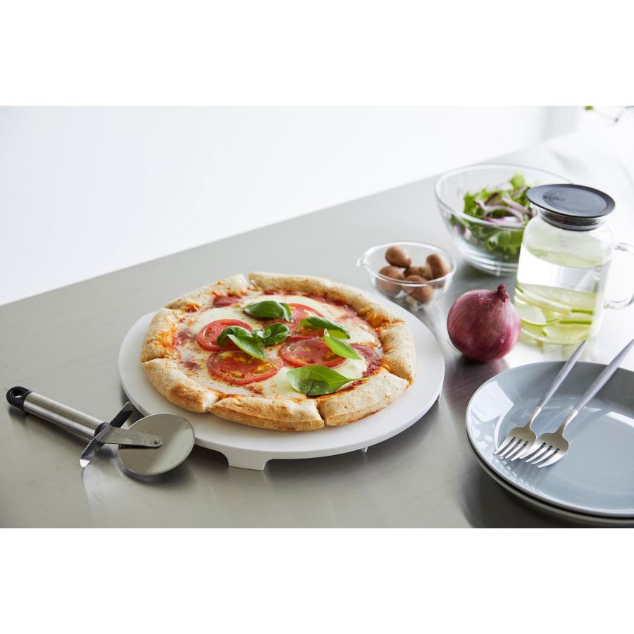 まな板 山崎実業 正規品 tower タワー 食洗機対応 マグネット抗菌まな板 カッティングボード  ラウンド ホワイト | tower | 05