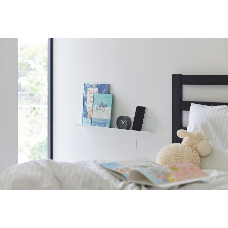 壁面収納 山崎実業 正規品 tower タワー 石こうボード壁対応タブレット＆ブック棚 飾り棚 ディスプレイ棚  ホワイト | tower | 04