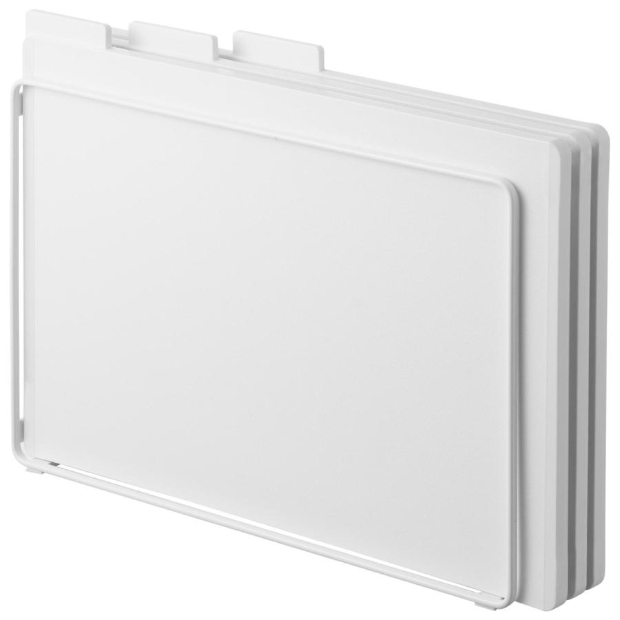 まな板 山崎実業 正規品 tower タワー 食洗機対応 抗菌まな板3枚セット カッティングボード  ホワイト | tower | 01